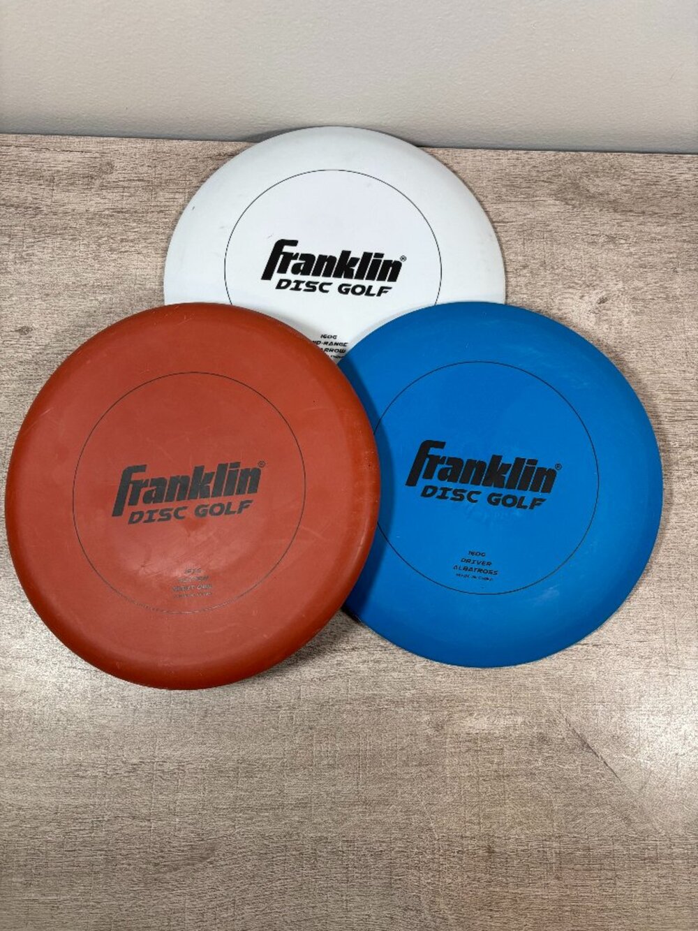 Franklin Disc Golf 3 Frisbee Disc Set